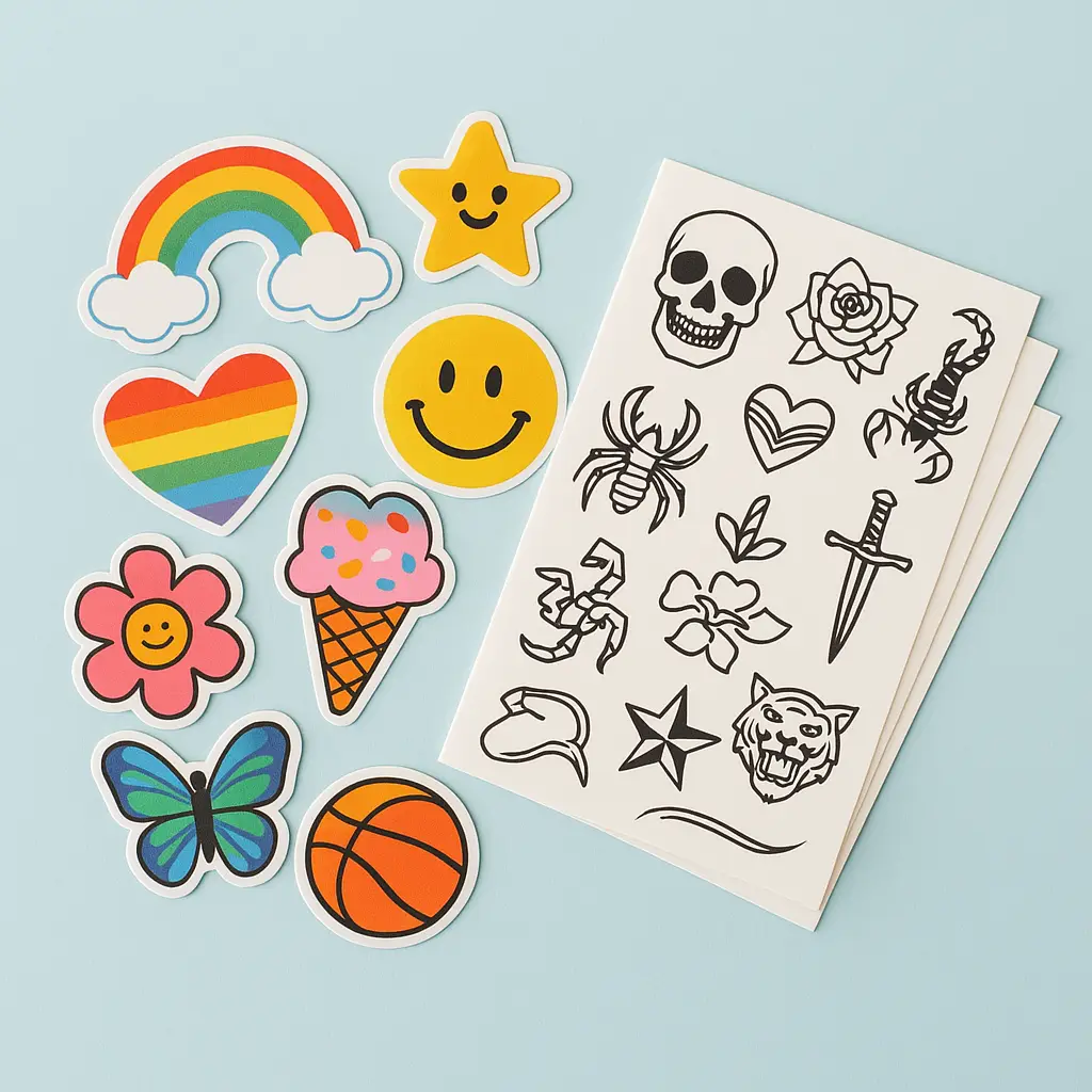 Наклейки і тату купити