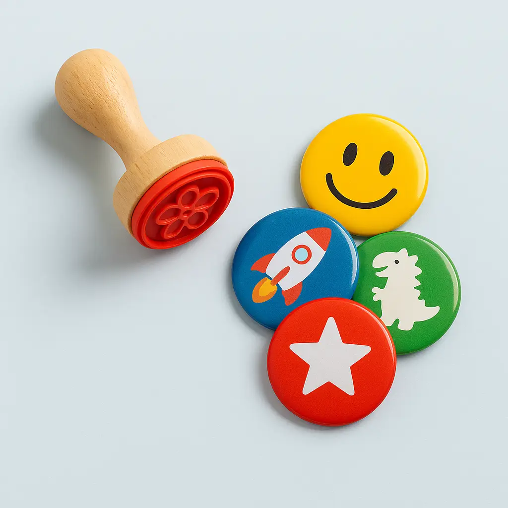 Штампи і значки купити