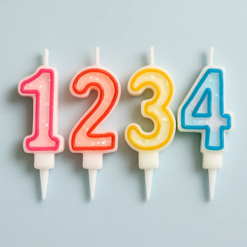 Свічки цифри купити