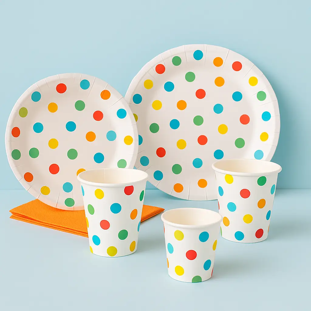 Паперовий посуд і ковпачки купити