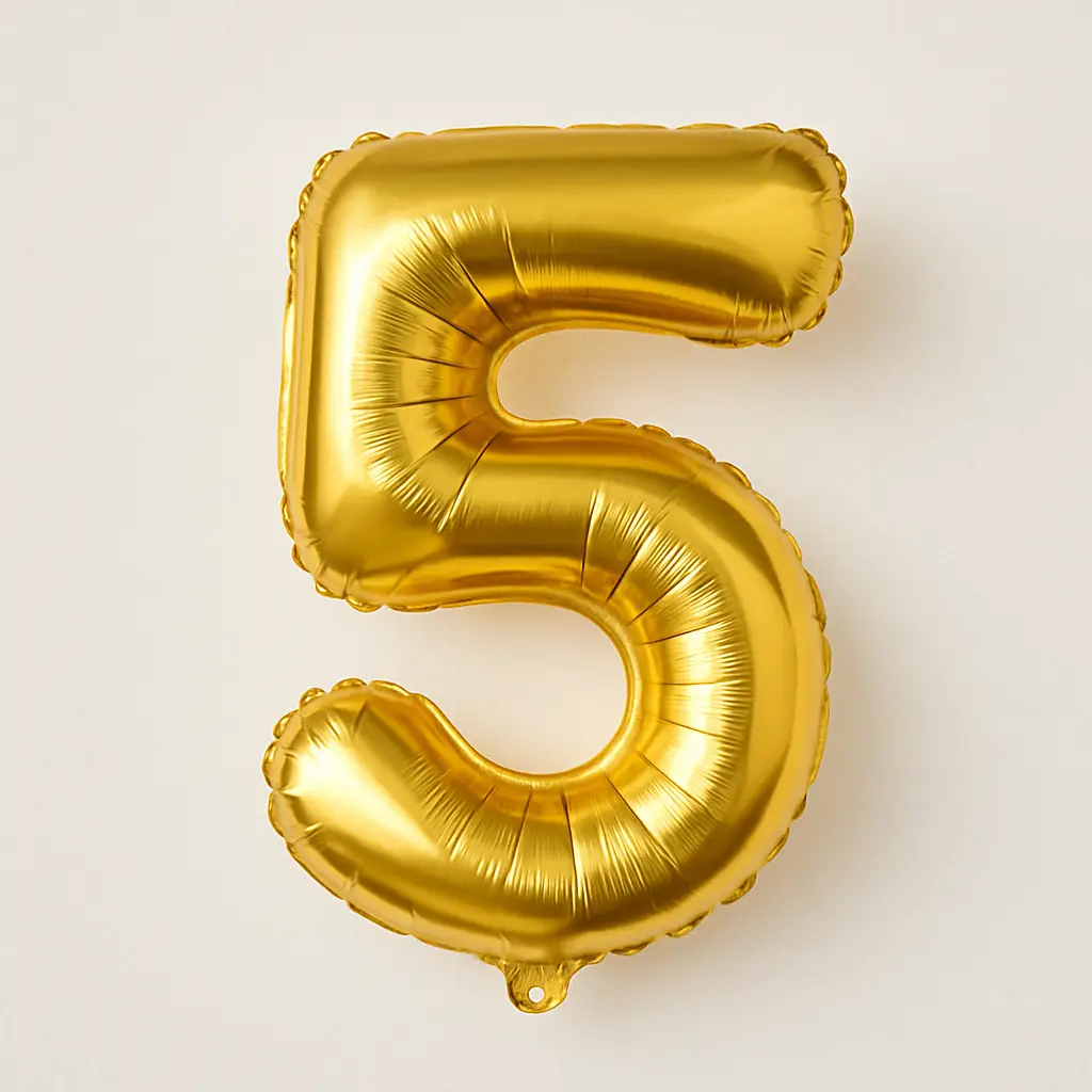 Фольговані кульки-цифри купити