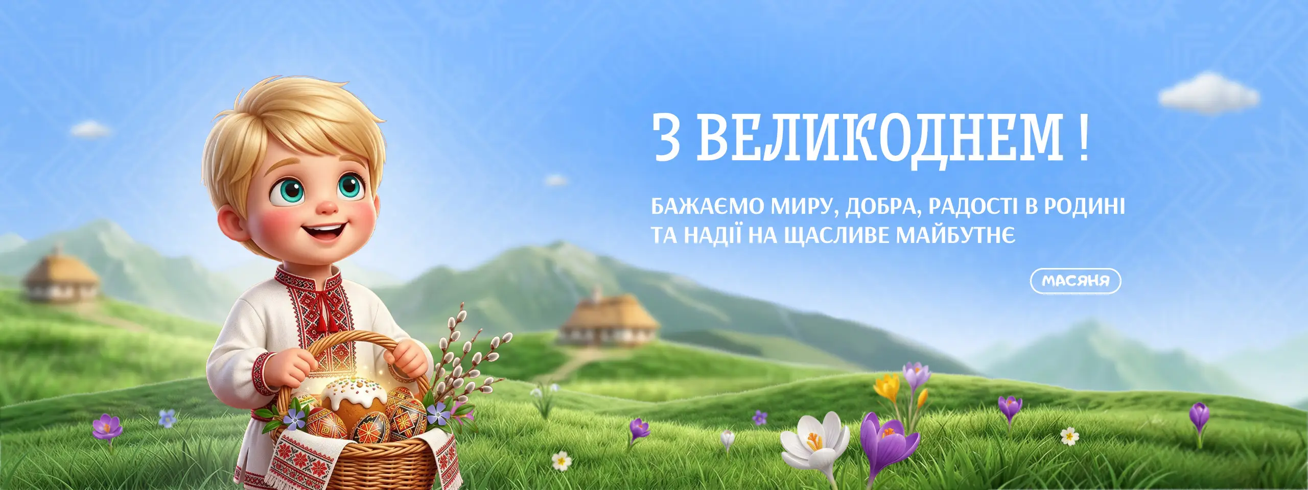 Щасливого Великодня ☀️ купити