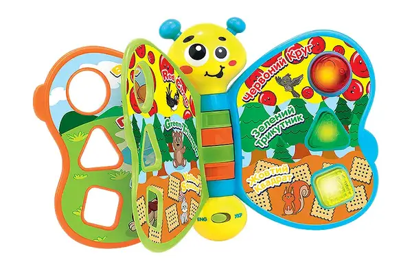 Двомовна іграшка, що розвиває МОЯ ПЕРША КНИГА 3994T-KS (українська та англійська мова) KIDDI SMART купити недорого в Україні, фото 3