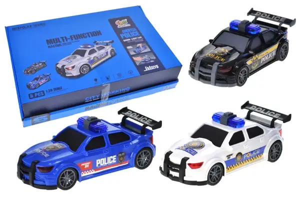 Машина "Поліція" інерційна, озвучена, зі світлом в коробці JS201H р.40,4*25,5*8см купити