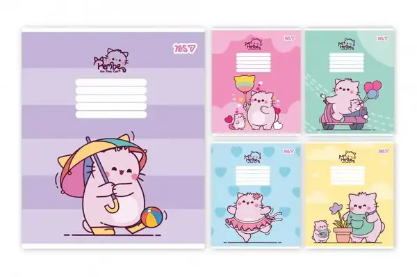 Зошит 12 Клітинка "Pembe the cat" Yes купити