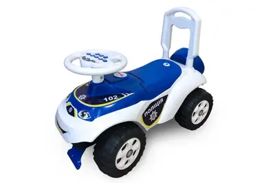 Толокар 0141/11 "Автошка" поліція біло-синій DOLONI купити