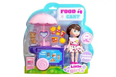 Лялька "Mini doll" "Street Food" на блістері 63022 р.30*29*10см купити