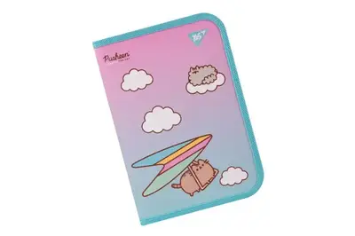 Папка для зошитів Yes пласт. на блискавці В5 "Pusheen. Stormy" 492204 купити