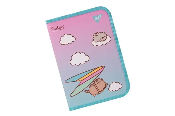 Папка для зошитів Yes пласт. на блискавці В5 "Pusheen. Stormy" 492204 купити