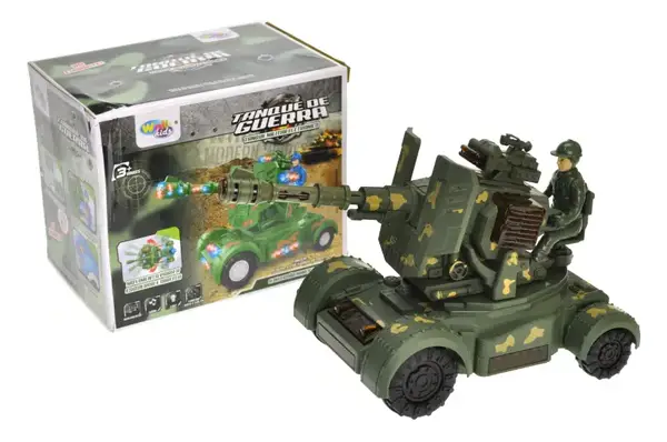 Гармата озвучена, зі світлом, стріляє, в коробці HD9026 р.18*12*15,3см купити