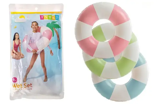 Круг надувний 59271 (9+) в кульку р.91 см INTEX купити