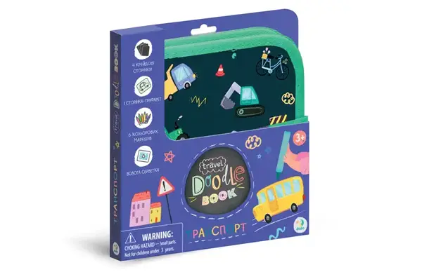 Дорожній набір для малювання "Транспорт" 301046 DoDo купити