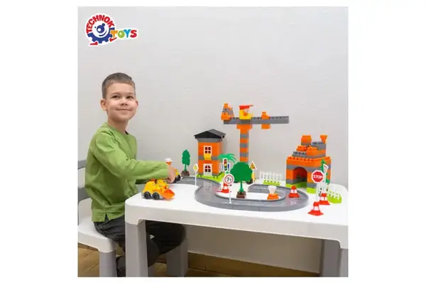 Конструктор блочний 9994 "Будмайданчик” 170 дет. в коробці ТЕХНОК купити недорого в Україні, фото 5