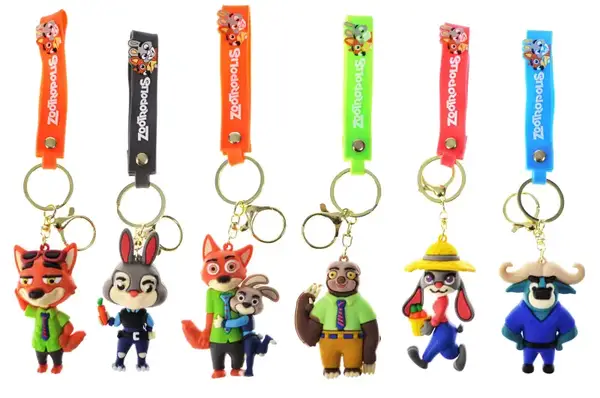 Брелок в наборі "Зоотрополіс" 12 шт в упаковці, в асортименті (ціна за шт) купити