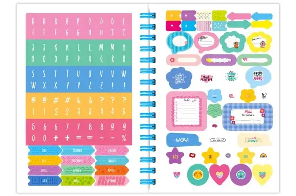 Блокнот для дівчаток LS-01 "Only Girls Planner" В6 Апельсин купити недорого в Україні, фото 3