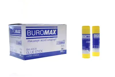 Клей-олiвець BUROMAX 36г BM.4905 купити