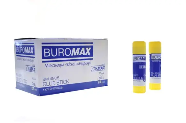 Клей-олiвець BUROMAX 36г BM.4905 купити