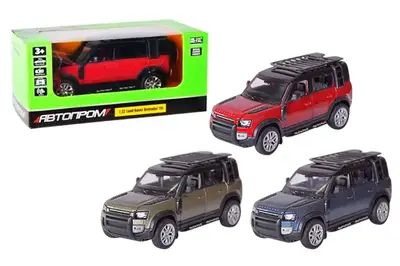 Машина металева "Автопром" 68416 1:32 2020 Land Rover Defender 110, на батарейках, світло, звук, відкриваються двері, в коробці 20 * 11 * 10 см купити