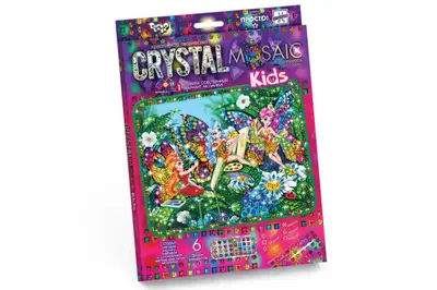 Набір для творчості CRMk-01-01,02,03,04...10 "CRYSTAL MOSAIC KIDS" DANKO купити