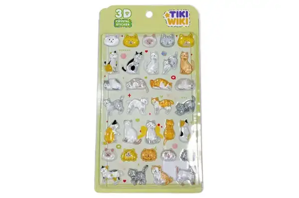 Набір 3D-наліпок 51429 TIKI WIKI серії "Crystal" – ТІКІ КОТИКИ купити