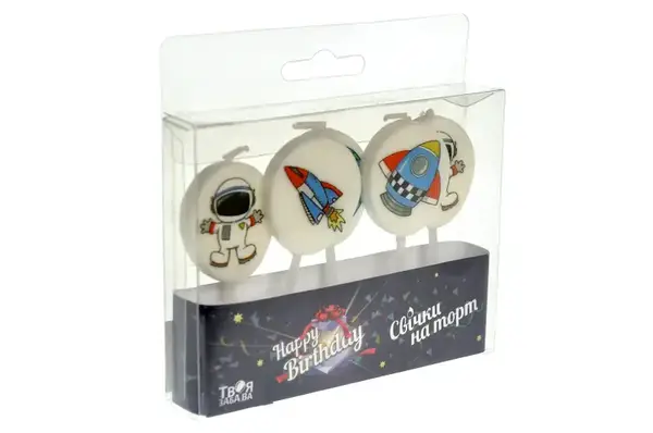 Свічки для торту "Космос" (5 шт.) купити