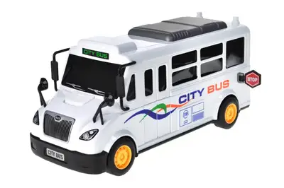 Автобус інерційний 8905 з набором машинок, в коробці р.35x14,7x25 см YG Toys купити