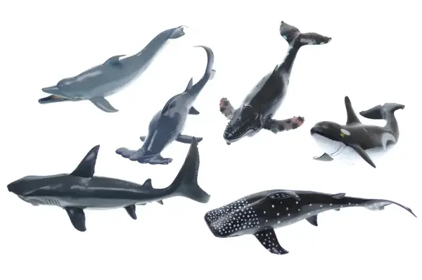 Набір риб (дельфіни, акули, кити, 6шт) HY8-006 купити