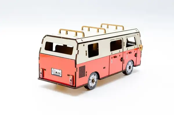 Конструктор "Мікроавтобус" Puz-00926, дерев'яний р.29,7x13,2x11,8см PuzzleOk купити недорого в Україні, фото 6