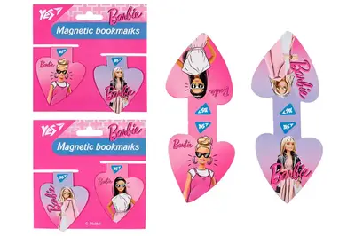 Закладки магнітні Yes "Barbie heart", 2шт 708110 купити