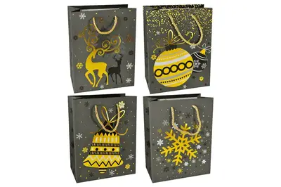 Подарунковий паперовий пакет, святковий 627L купити