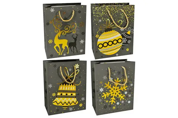 Подарунковий паперовий пакет, святковий 627L купити