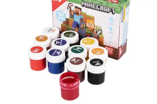 Фарби гуашеві Yes Minecraft 12 кол. 20 мл 230407 купити недорого в Україні, фото 6