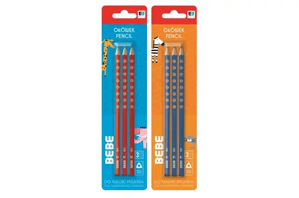 Олівці чорнографітні в наборі 3 шт.BB KIDS купити