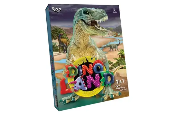 Набір для творчості DL-01-01U "Dino Land 7в1" DANKO купити
