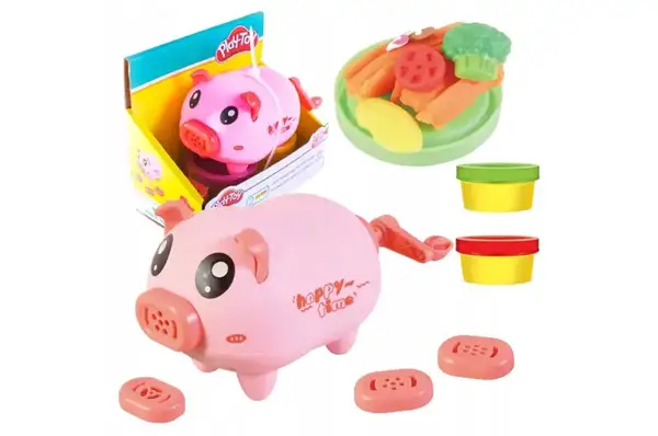 Набір тіста для ліпки "Свинка" в коробці SM8062 купити