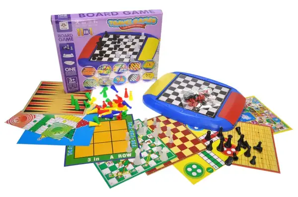 Шахи 11в1 в коробці JF378-42 р. 21,8*18,2*2,2 см купити