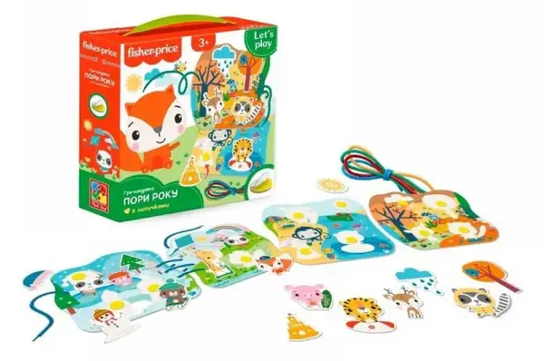 Гра-шнурівка 'Fisher Price. Пори року' VT5303-25 (укр) VladiToys купити
