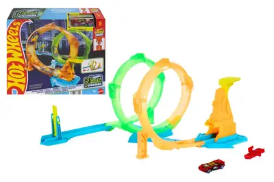 Ігровий набір JMG49 "Неонова петля" Hot Wheels купити