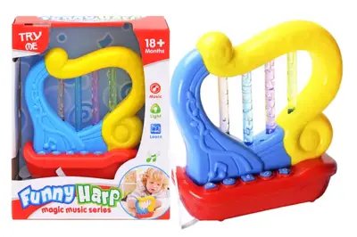 Арфа музична, зі світлом, в коробці 65153 р.13*6*16 см купити