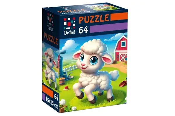 Пазли De.tail. Спритна овечка. 64 деталі DT1234-22 (укр) Vladi Toys купити недорого в Україні, фото 2