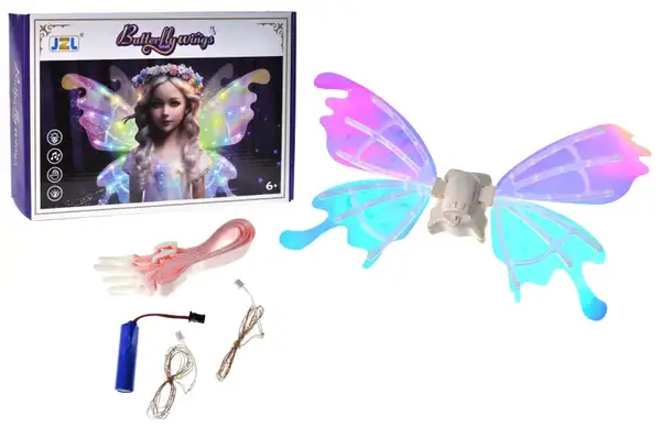 Крила 3620 зі світлом, акумулятор, в коробці р.31,5x6,5x21,5 см YG Toys купити