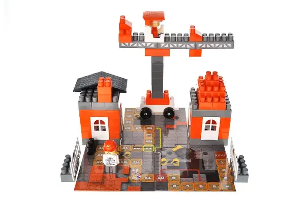 Конструктор блочний QB300-003 "Block&Steps: Будівельний набір" + ходилка і меморі гра 3в1, 94дет. qbee купити недорого в Україні, фото 2