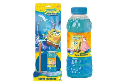 Бульбашки мильні "Mega Bubbles з тарілкою. Sponge Bob" 200636 Об’єм 450 мл DoDo купити