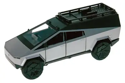 Машина АВТОПРОМ AP7727 Tesla pickups camring,1:24 на батарейках, світло, звук, відкриваються двері, коробка р.28x16x12,8см купити