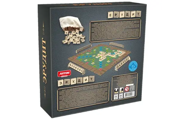 Настільна гра "Ерудит" 2в1 з дерев'яними плашками ARTOS купити недорого в Україні, фото 8