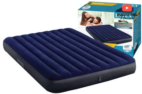 Матрац INTEX двомісний в коробці 64759 р.152*203*25см купити