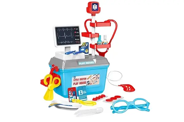 Лікарський набір BX23 в саквояжі р.21x15x15 см YG Toys купити