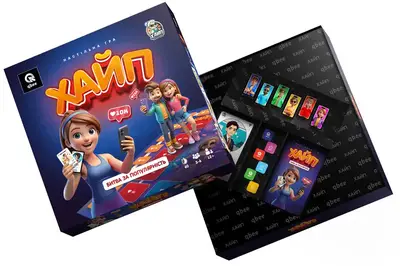 Настільна гра QB701-007 "ХАЙП. Битва за популярність" qbee купити