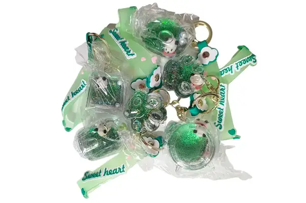 Брелок "Панда" з блискітками зелений 24 шт.(ціна за 1 шт)HS-6052 купити