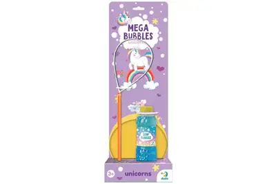 Бульбашки мильні «Mega Bubbles з тарілкою Єдиноріжки» 500118 Об’єм 450 мл купити